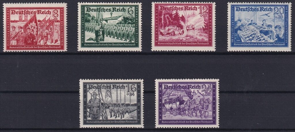 Deutschland 1941 Kameradschaftsblock Der Post Komplette Serie