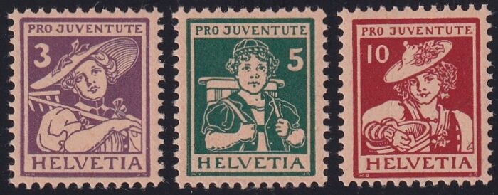 Schweiz Pro Juventute Postfrisch Briefmarken World