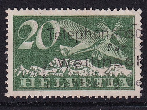 Flugpost Nr. F4z gestempelt