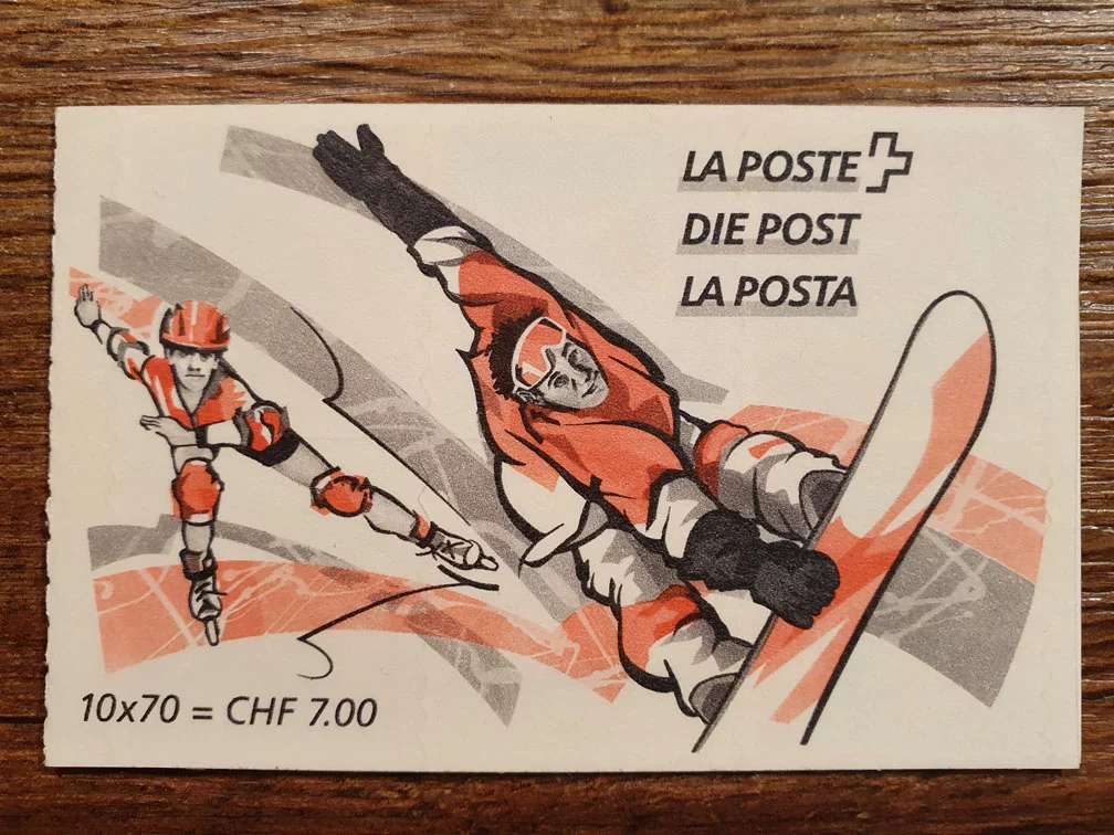 Schweiz Markenheftchen 1998 Nr. 66 mit 10 x 0.70er