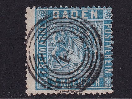 Alt Deutschland 1860 Baden Nr. 10a gestempelt