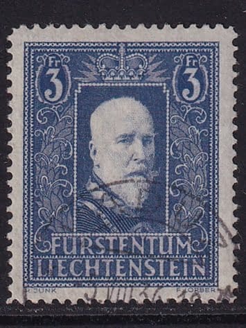 Liechtenstein 1933 MNr. 141 I gestempelt