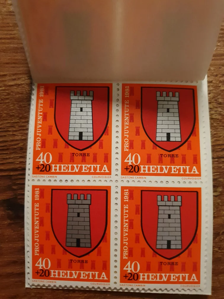 Schweiz Markenheftchen PJ 1981 Nr. WI/30 mit 8 x CHF 0.20er, 8 x CHF 0.40er – Bild 2