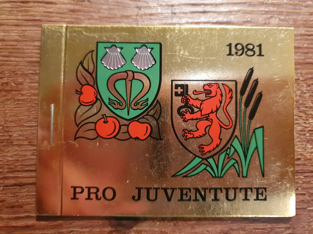 Schweiz Markenheftchen PJ 1981 Nr. WI/30 mit 8 x CHF 0.20er, 8 x CHF 0.40er