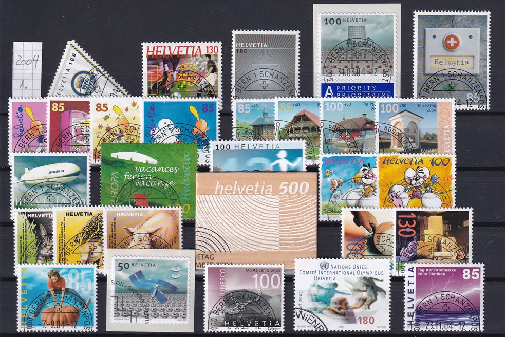 Schweiz Ausgabe 2004 gestempelt ET