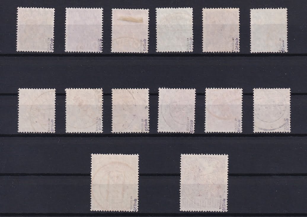 Berlin 1949 Rotaufdrucke gestempelt einwandfrei – Bild 2