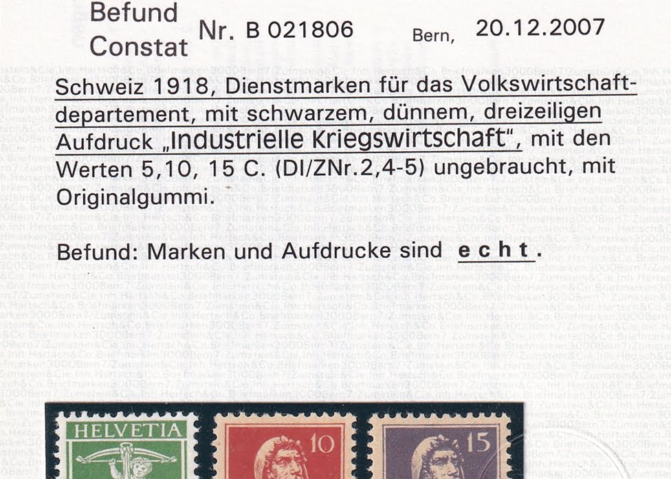 Dienst IKW (D I) Nr. 2, 4-5 ungebraucht – Bild 2