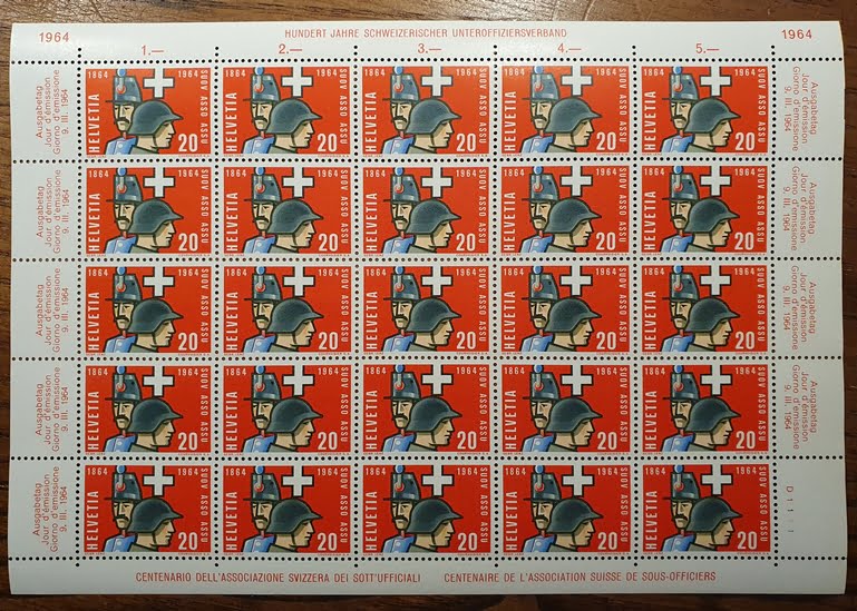 Schweiz 1964 Nr. 408 im 25er Bogen postfrisch - Sie sparen 10%