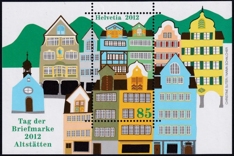 Schweiz 2012 Block 51 "Tag der Briefmarke" Nr. 1448 postfrisch