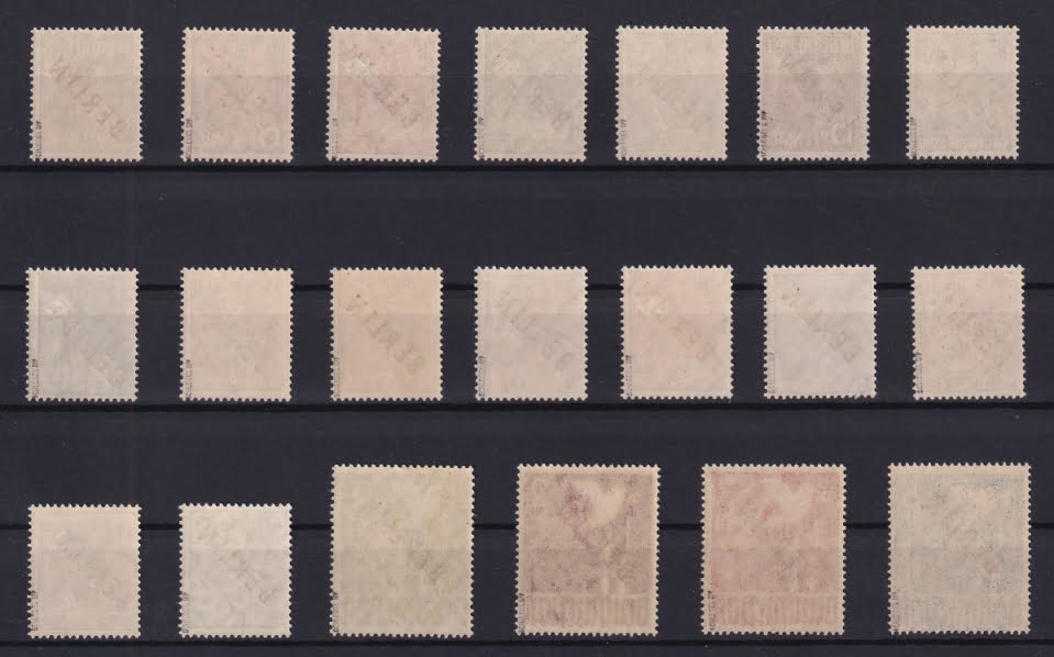 Berlin 1948 Nr. 1-20 Schwarzaufdrucke postfrisch und einwandfrei, signiert Schlegel – Bild 2