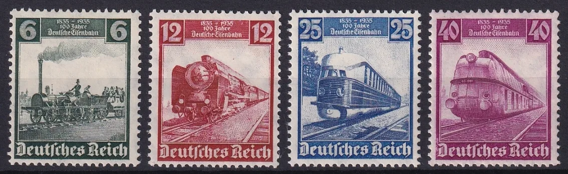 Deutsches Reich 1935 Mi. Nr. 580 bis 583 postfrisch