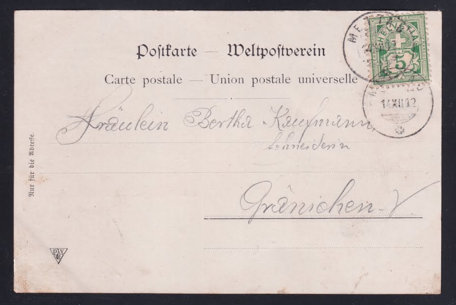 Schweiz Ansichtskarten, Lithokarte, Gruss aus Laufenburg – Bild 2