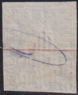 Schweiz Strubeli 1854 Nr. 23 E.b, gestempelt, Att.Hermann – Bild 2