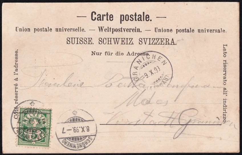 Ansichtskarten Schweiz, Gruss aus Zofingen, Winterlandschaft – Bild 2