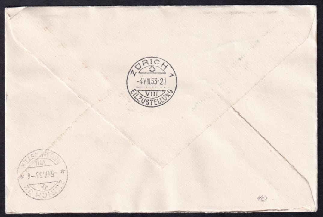 Liechtenstein, Pfadi, 1953, komplette Serie im Viererblock – Bild 6