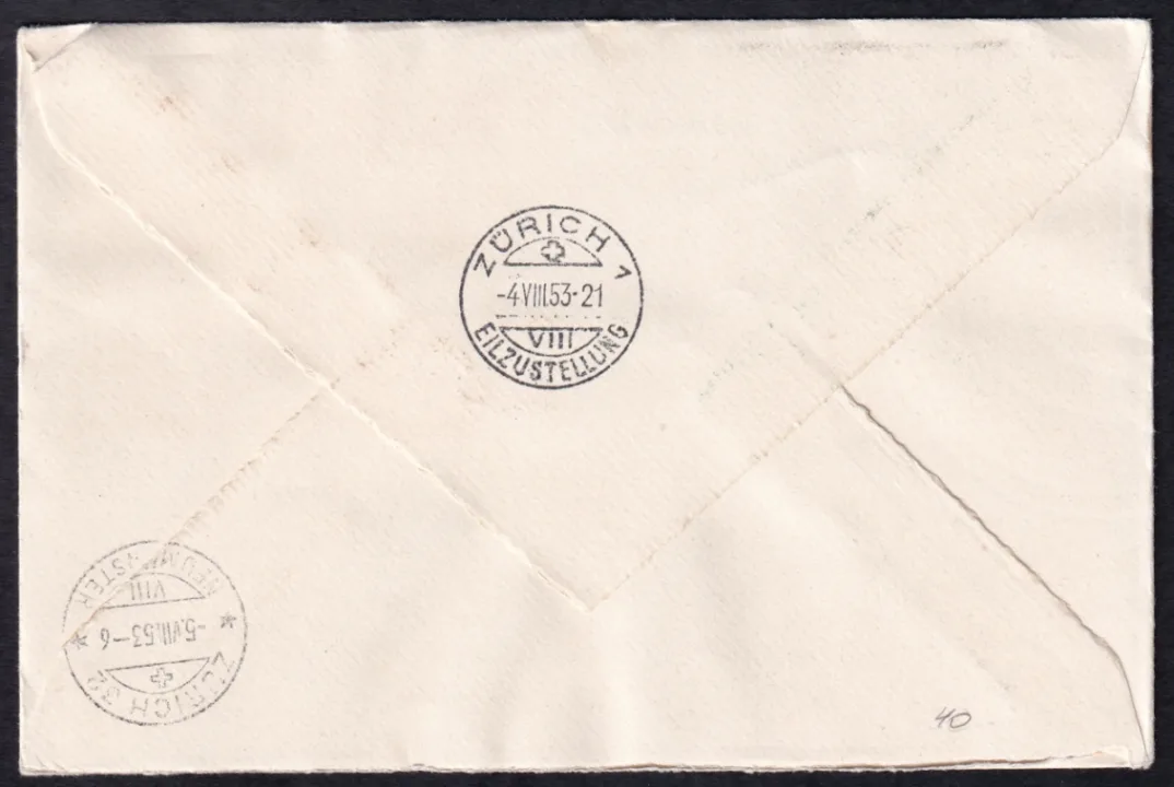 Liechtenstein, Pfadi, 1953, komplette Serie im Viererblock – Bild 6