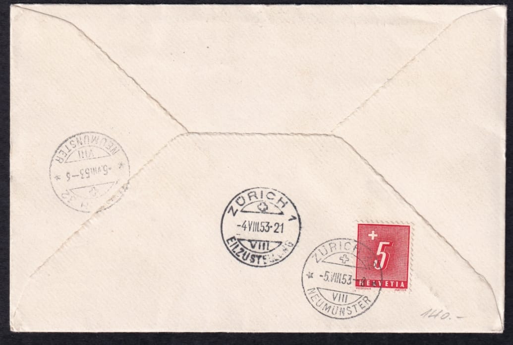 Liechtenstein, Pfadi, 1953, komplette Serie im Viererblock – Bild 7