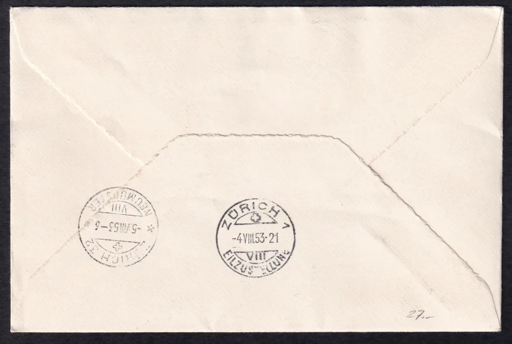 Liechtenstein, Pfadi, 1953, komplette Serie im Viererblock – Bild 8
