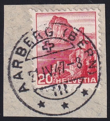 Schweiz SBK Nr. 215 Stempel AARBERG