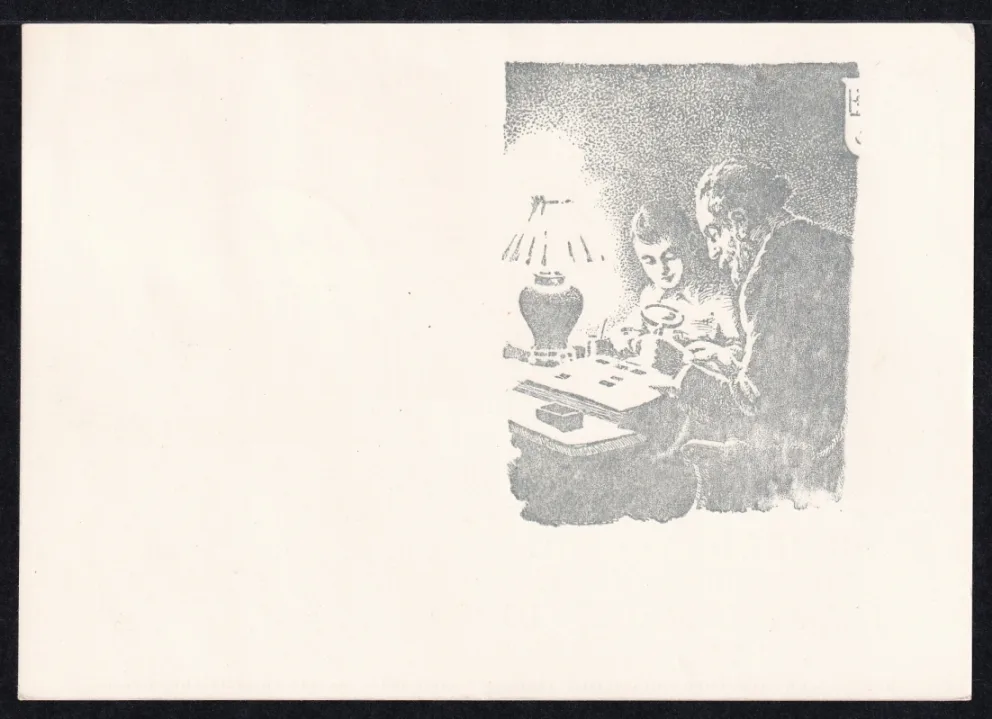 Schweiz, Tag der Briefmarke, 1953 Geneve, Abklatsch – Bild 2
