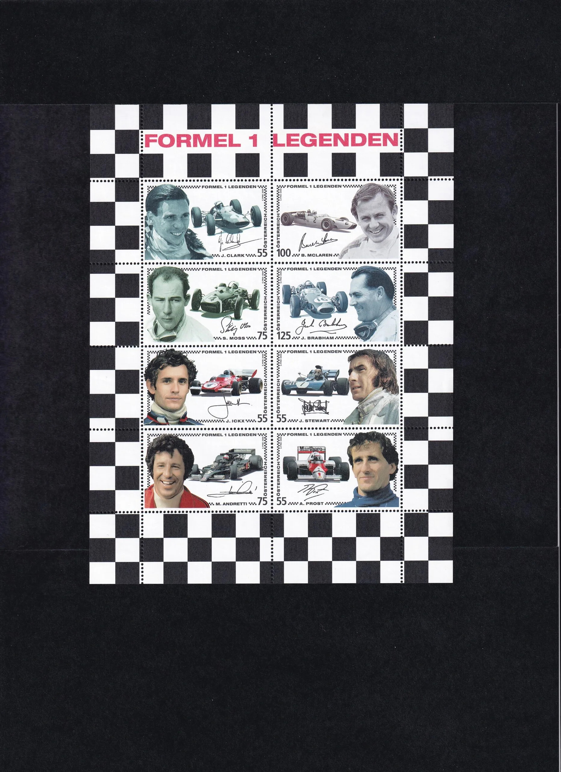 Österreich, Freimarken, Formel 1 Legenden 2006