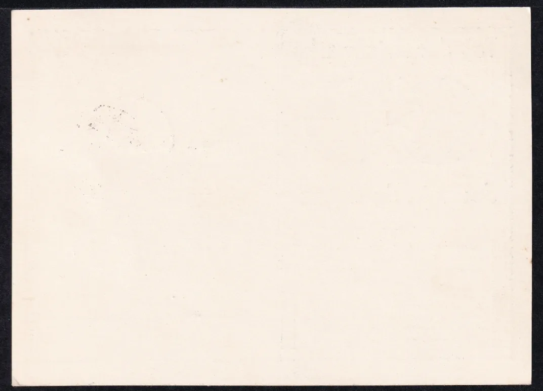 Schweiz, Tag der Briefmarke, 1937, Karte d/f grün mit Liechtenstein Frankatur gestempelt in Triesenberg – Bild 2