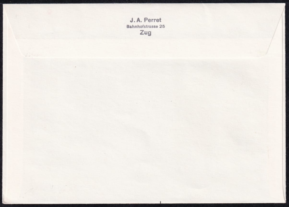 Schweiz, Tag der Briefmarke, 1961 Thun, R-Brief mit PJ 192 frankiert – Bild 2