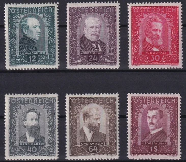 Österreich 1932, Maler, komplette Serie