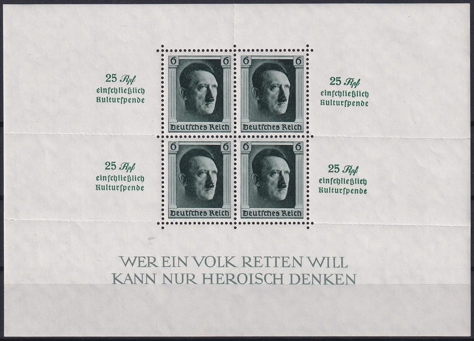 Deutschland 1937, Kulturförderung, Block