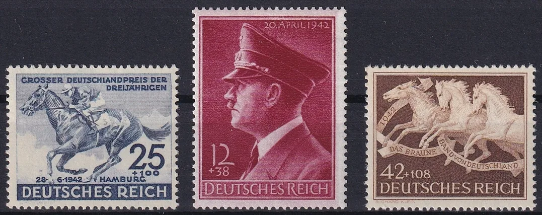 Deutschland 1942, Sondermarken, 3 Werte
