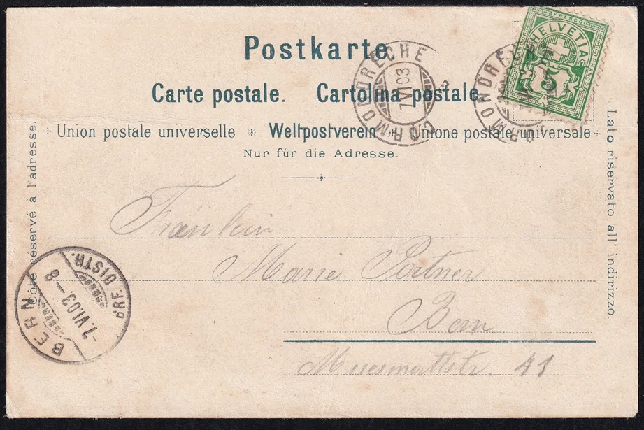 Lithokarten, Bern, Kirchenfeldbrücke – Bild 2