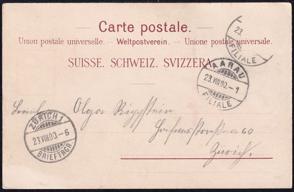 Lithokarten, Gruss aus Aarau – Bild 2