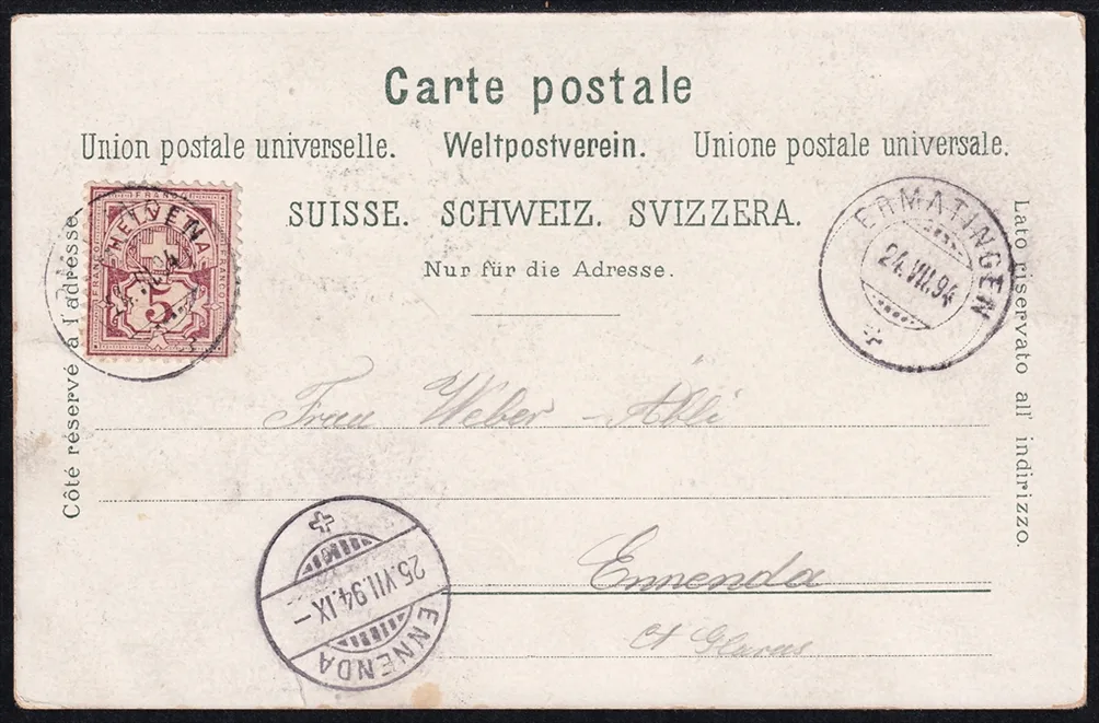 Lithokarten, Gruss aus Arenenberg – Bild 2