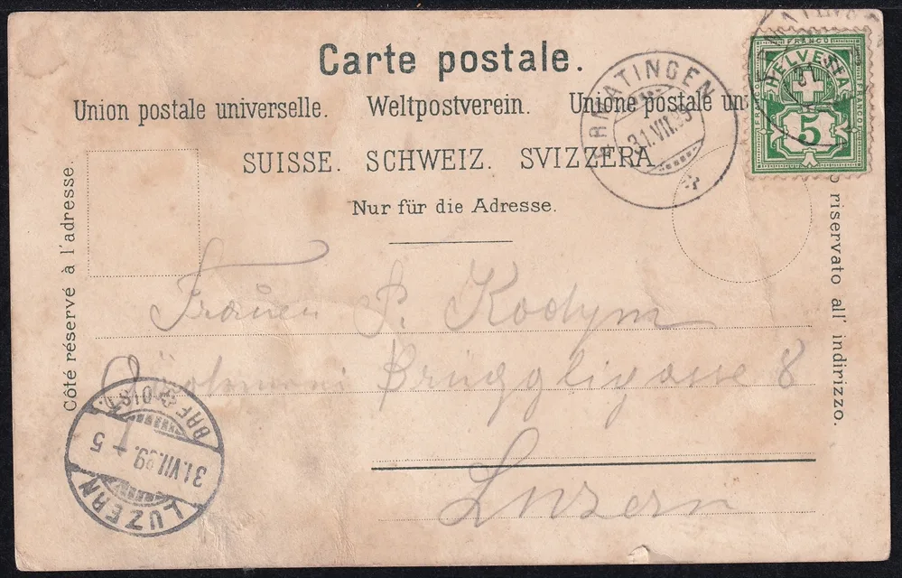 Lithokarten, Gruss aus Arenenberg – Bild 2