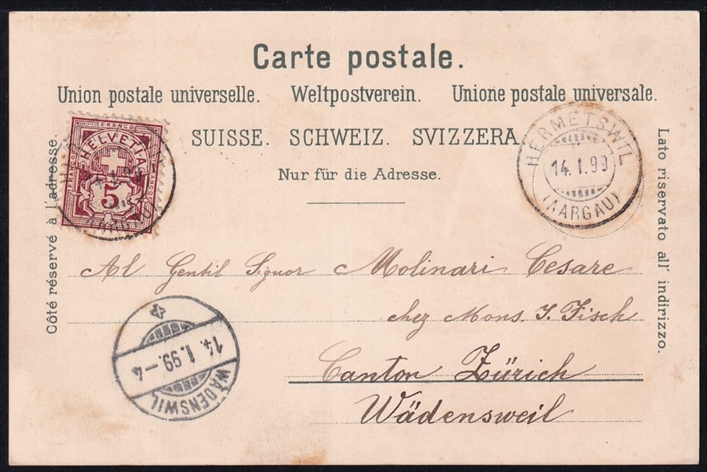 Lithokarten, Gruss aus Bremgarten – Bild 2