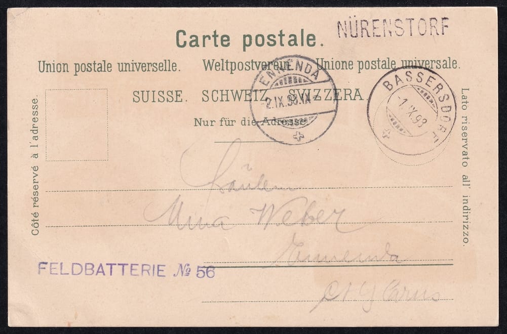 Lithokarten, Gruss aus Frauenfeld – Bild 2