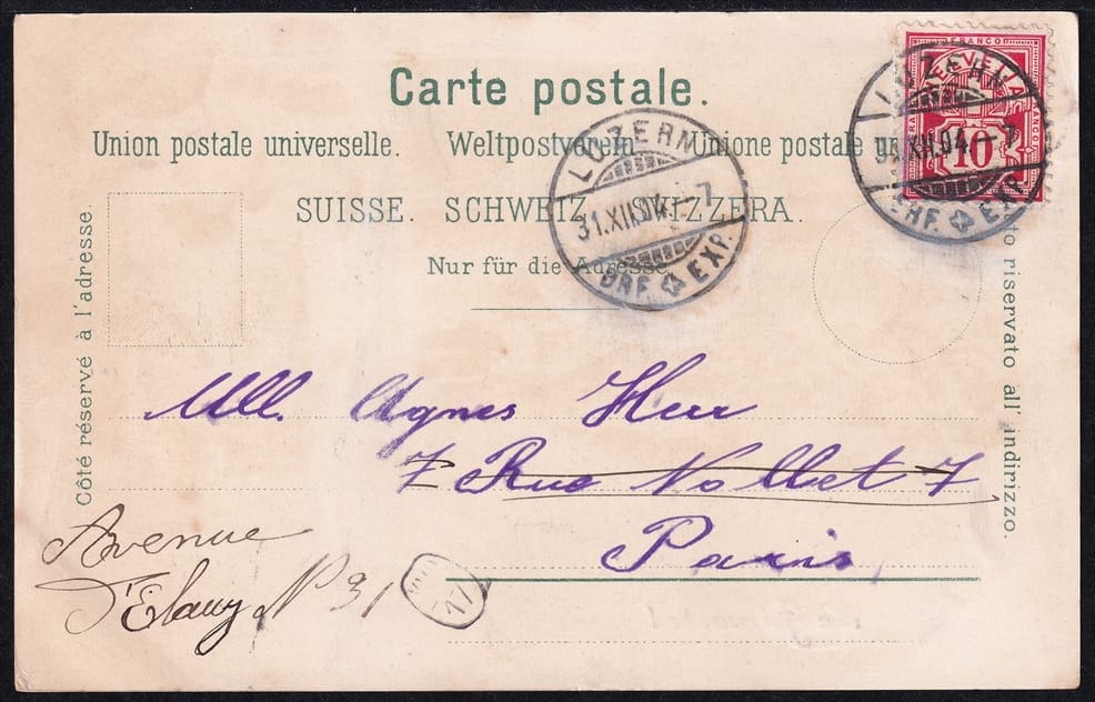 Lithokarten, Gruss aus Luzern – Bild 2