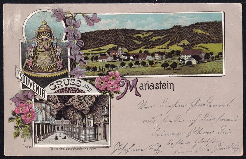 Lithokarten, Gruss aus Mariastein
