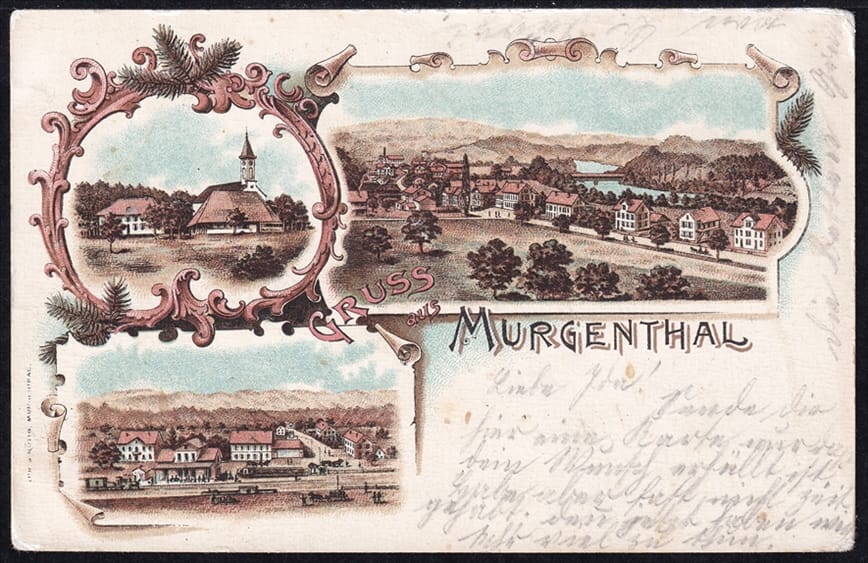 Lithokarten, Gruss aus Murgenthal