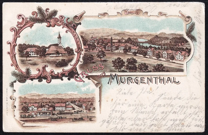 Lithokarten, Gruss aus Murgenthal