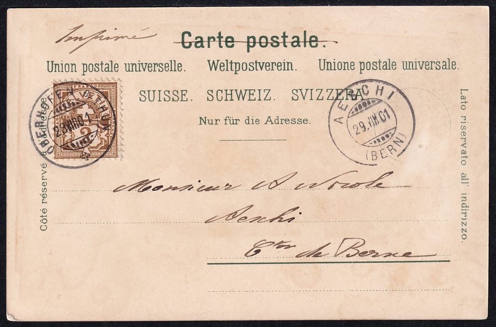 Lithokarten, Gruss aus Oberhofen – Bild 2