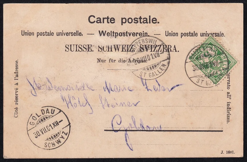 Lithokarten, Gruss aus Rapperswil – Bild 2