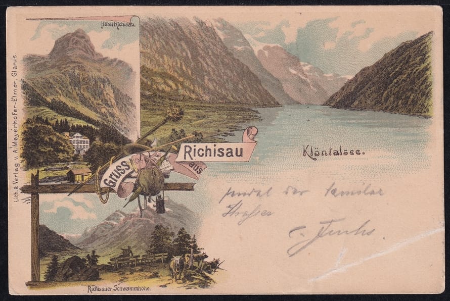 Lithokarten, Gruss aus Richisau