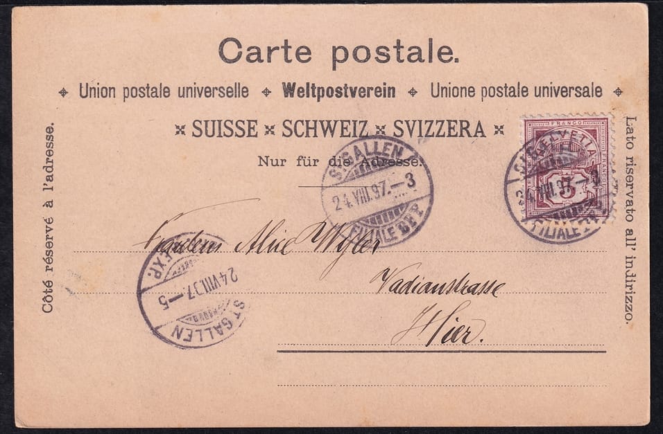 Lithokarten, Gruss aus St.Gallen – Bild 2