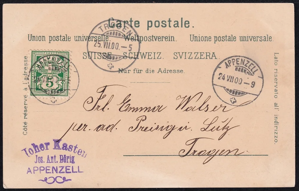 Lithokarten, Gruss aus dem Appenzeller-Land – Bild 2