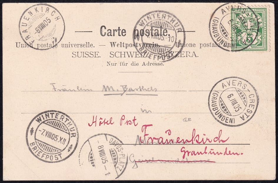 Lithokarten, Gruss aus dem Averserthal – Bild 2