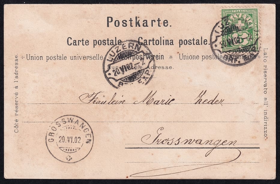 Lithokarten, Luzern Schweizerhofquai – Bild 2