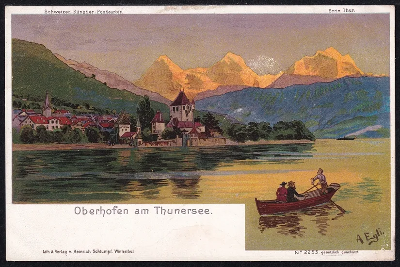 Lithokarten, Oberhofen am Thunersee