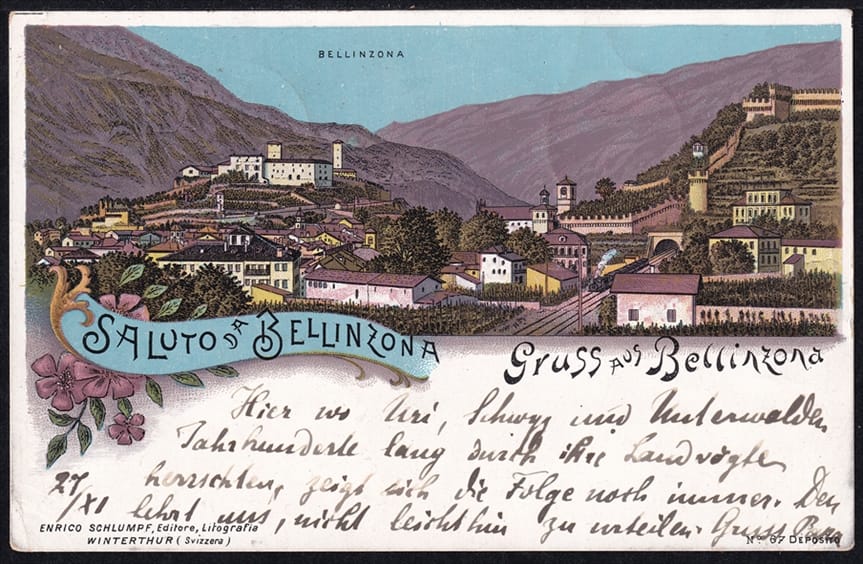 Lithokarten, Saluto da Bellinzona