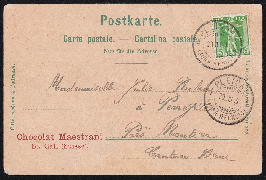 Lithokarten, Souvenier de Geneve – Bild 2